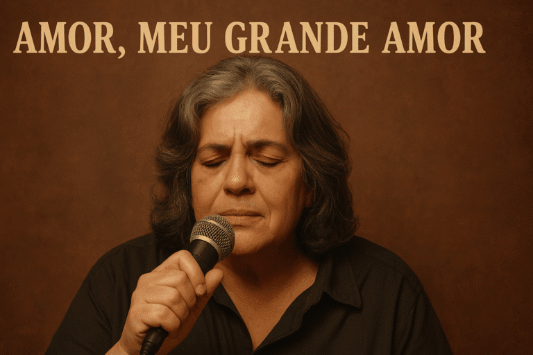 Homenagem a Ângela Rô Rô na canção Amor, Meu Grande Amor, símbolo de intensidade, liberdade e verdade na música brasileira.